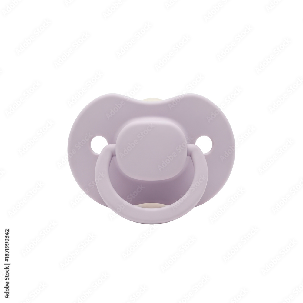 Obraz premium Lilac baby pacifier on