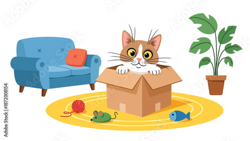 cat,sleep,books,home,office,pet,interior,relax,domestic,animal,vector,illustration,flat,design,calm,lifestyle,indoor,feline,cozy,study,minimal,graphic,art,poster,background,template,print,modern,quiet