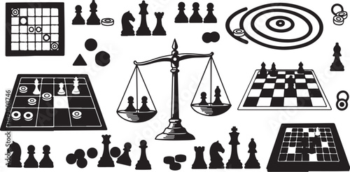 Strategy and balance in games of skill and chance