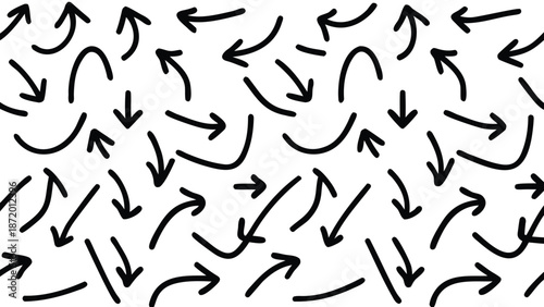 Set of black arrows vector, arrow icons, direction symbols