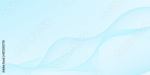 memphis banner background.soft color.blue gradient.wavy and circle.shape.line.eps 10