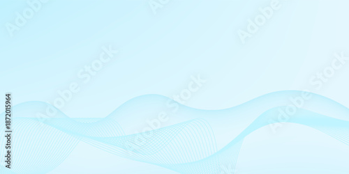 memphis banner background.soft color.blue gradient.wavy and circle.shape.line.eps 10