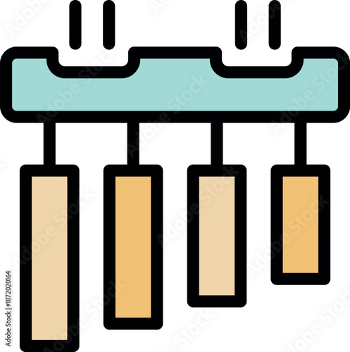 Hanging air freshener is dispensing a pleasant scent, creating a refreshing atmosphere