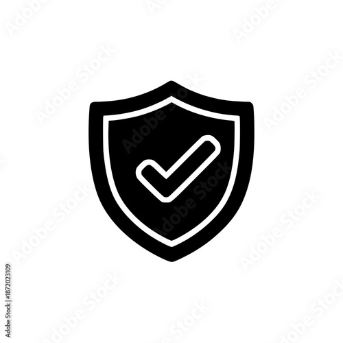 Free Download Shield Check Mark Vector Icon for Security Protection and Verified Safety Concept - GFXLoad