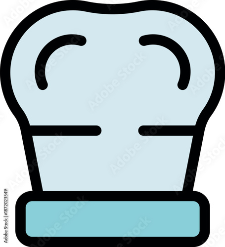 Restoring a perfect smile by placing a dental crown on a prepared tooth