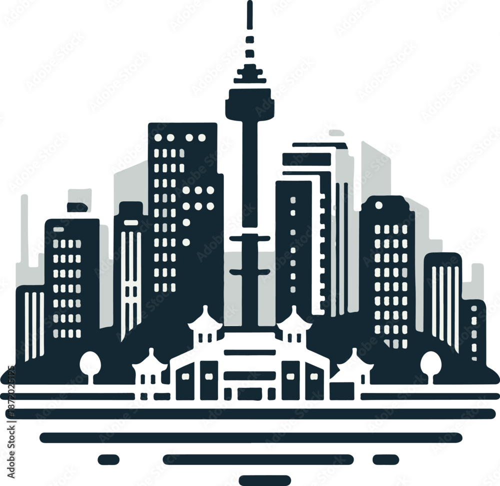 Obraz premium Seoul skyline