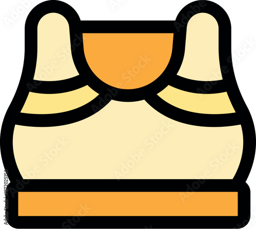 Comfortable sports bra with elastic band for active women providing support during workout