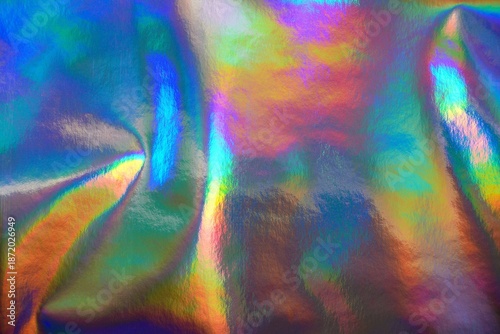 Holographic Foil Shiny Texture Background