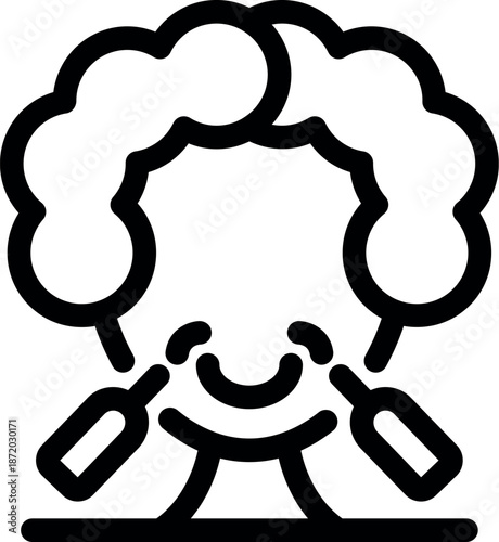 Bonsai tree trimming process with special shears for accurate pruning and shaping of miniature trees