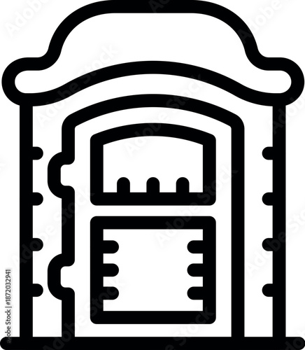 Masonry heater providing warmth and comfort, perfect for a cozy home atmosphere