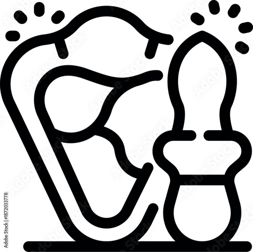 Surgeon replacing hip joint with endoprosthesis, innovative medical procedure restoring mobility