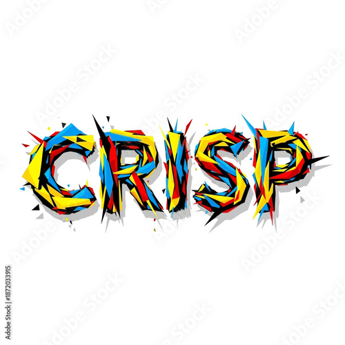 Crisp - Bold, Colorful, Abstract Typography