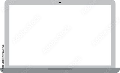 Tapety artystyczne Laptop computer web icon vector in flat style
