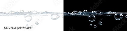 Φωτογραφία Underwater Air Bubbles Realistic Effect PNG Cutout
