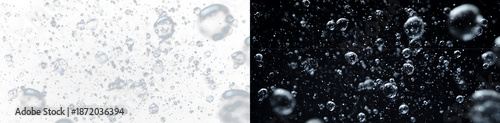фотографія Realistic Liquid Air Bubbles Texture PNG Isolated