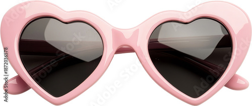 Pink heart sunglasses fashion accessory fun style summer vibe