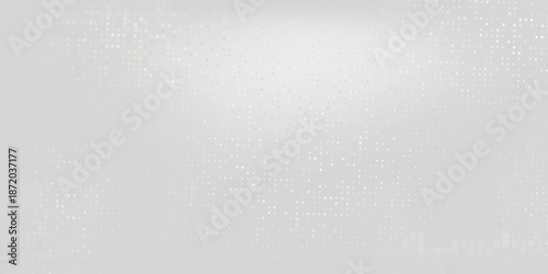 Dot white gray pattern gradient texture background. Abstract technology big data digital background.