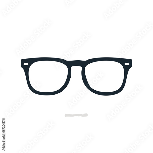 Eyeglasses Icon Spectacles Visual Aid Reading Glasses Optometry Style Trendy