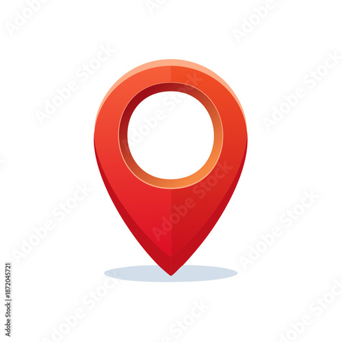 Red Navigation Pin Location Pointer Gps Symbol Map Marker for Destination and Travel