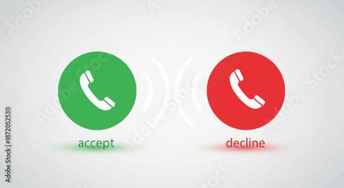 Accept or Decline: A Communication Choice for Modern Mobile Devices Interface