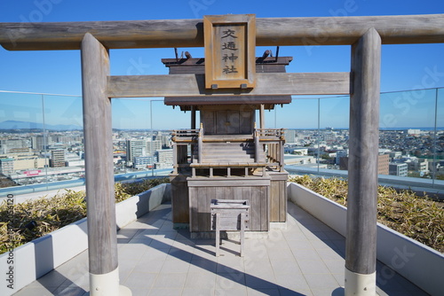 Photos 宮崎県宮崎市のアミュプラザ宮崎屋上にある交通神社