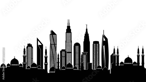 Skyline of a Modern Metropolis