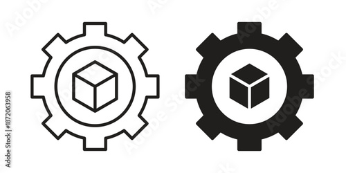 Project Development icons In Trendy Design Vector Eps 10, Editable Stroke and solid flat.