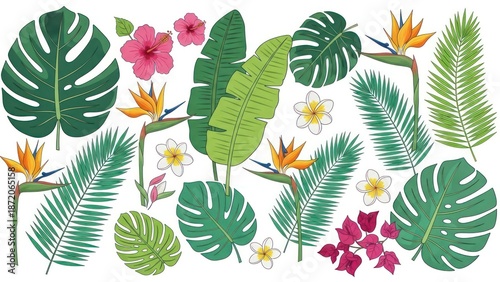 seamless pattern with flowers