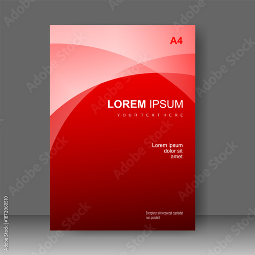 Book cover abstract modern design. Annual report. Brochure template, catalog. Simple Flyer promotion. magazine. Vector illustration