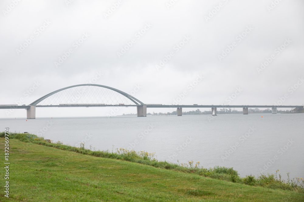 Obraz premium Fehmarnsund bridge, Germany