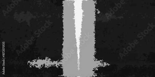 A stark vertical line of light against a textured dark background