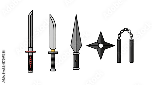 Japanese Traditional Weapons Collection