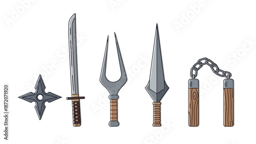 Traditional Martial Arts Weapons Set