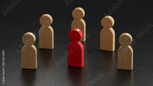 Red Stands Out: Among Light Figures