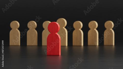 Red Stands Out: Among Light Figures