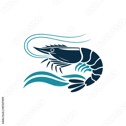 shrimp vector illustration