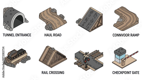 Industrial Mining Equipment and Infrastructure Components.