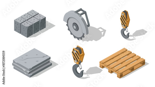Circular Saw Cutting Various Materials.