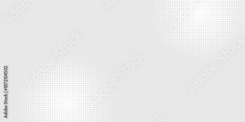 Dot white gray wave light technology texture background. Abstract big data digital concept.