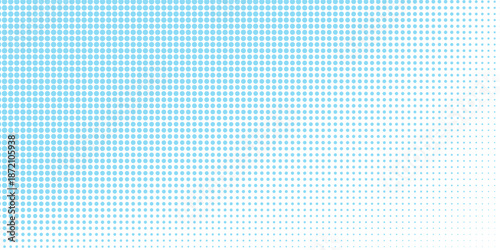 Vector Halftone Texture with the dots becoming smaller and more spaced out towards the edges, and larger and more concentrated in the center.