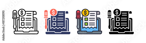 Billing Service multiple icon