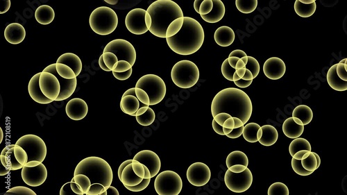 abstract background with spheres