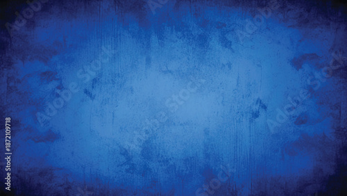 A textured, dark blue background with a grainy and slightly blurred aesthetic.