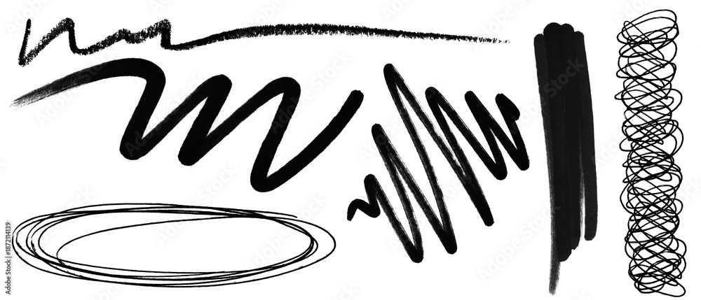 Obraz premium Brush arrow png file transparent background arrow brush stroke