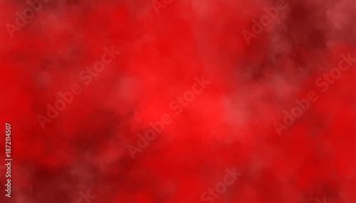 Dramatic Red and Burgundy Abstract Watercolor Texture Background