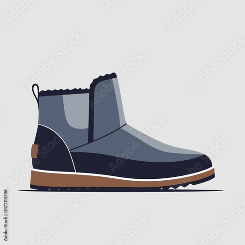 Stylish and comfortable winter boot for cold weather.