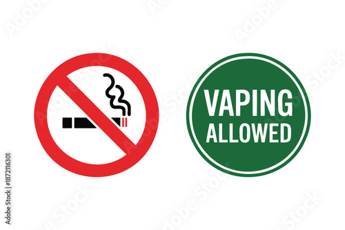 No Smoking and Vaping Allowed Signs