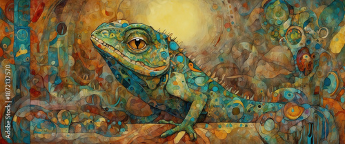 Lizard illustration