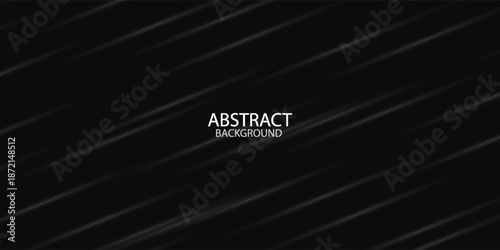 Black Abstract Premium Diagonal Background with Shadow. Vector Illustration