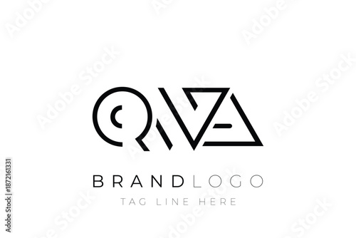 Free Download QWA abstract letter logo design. Modern Business Logo Design With Abstract Typography and Contemporary Style - GFXLoad